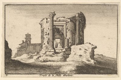 Tiburtine Sybil的寺庙，1650年。 作者 瓦茨劳斯·霍拉尔