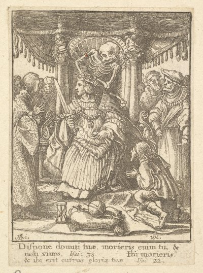 1651年，来自死亡之舞的皇帝。 作者 瓦茨劳斯·霍拉尔