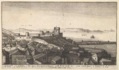 丹吉尔的下部下部，1673年。 作者 瓦茨劳斯·霍拉尔