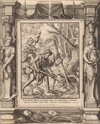 当Adam Delved，1651年。 作者 瓦茨劳斯·霍拉尔