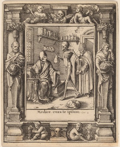 医生 作者 瓦茨拉夫·霍拉尔（Hans Holbein the Younger） 亚伯拉罕·范·迪彭贝克（Abraham van Diepenbeeck）之后