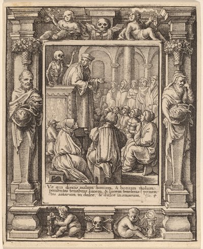 传道者 作者 瓦茨拉夫·霍拉尔（Hans Holbein the Younger） 亚伯拉罕·范·迪彭贝克（Abraham van Diepenbeeck）之后