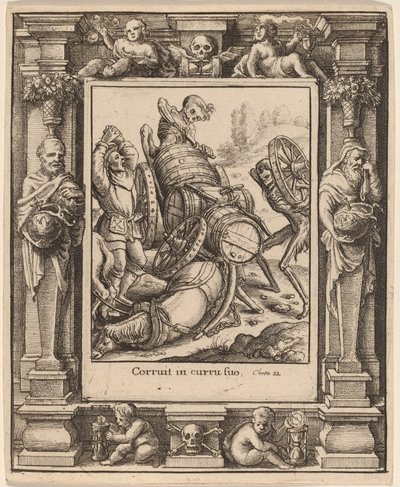 车厢 作者 瓦茨拉夫·霍拉尔（Hans Holbein the Younger） 亚伯拉罕·范·迪彭贝克（Abraham van Diepenbeeck）之后