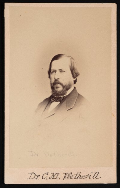 查尔斯-迈尔-维瑟尔博士1825-1871年的肖像，1864年。 作者 温德罗斯和泰勒