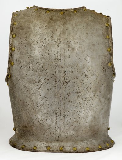 背板，c.1650-1700（钢和黄铜） 作者 西欧学校