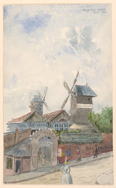 绘画，加莱特红磨坊，巴黎，1887 年 4 月 作者 小惠特尼·沃伦