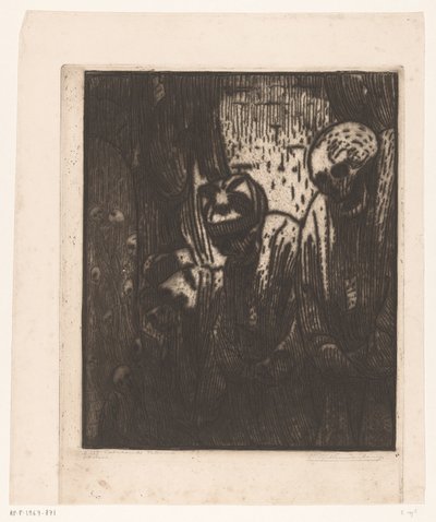 巴勒莫卡塔孔贝（物品上的原标题） 作者 Wijnand Otto Jan Nieuwenkamp（艺术家签名）
