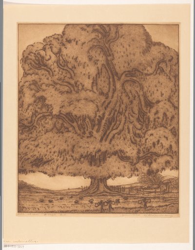 De oogst，巴厘岛（原物上的标题） 作者 Wijnand Otto Jan Nieuwenkamp（艺术家签名）