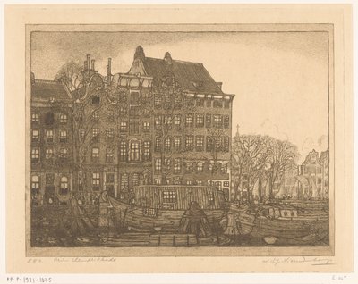 阿姆斯特丹 Prins Hendrikkade 街上的房屋
Prins Hendrikkade（原标题） 作者 Wijnand Otto Jan Nieuwenkamp（艺术家签名）