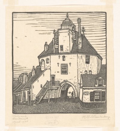 哈德韦克的鱼门
哈德维克鱼门（原标题） 作者 Wijnand Otto Jan Nieuwenkamp（艺术家签名）