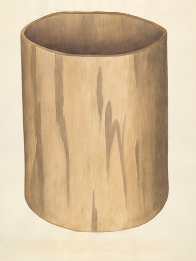 面粉桶，约1938年。 作者 威尔伯·赖斯