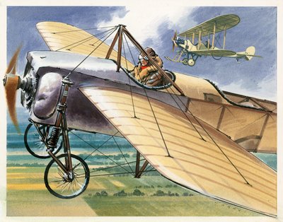 Bleriot XI 单翼飞机 作者 威尔夫（20世纪）哈代