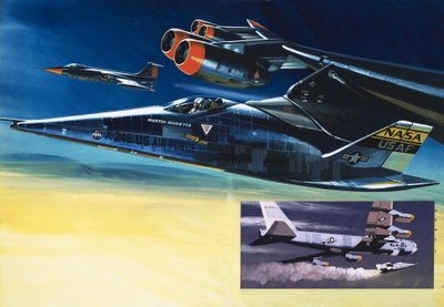 马丁-玛丽埃塔 X-24B 穿梭机 作者 威尔夫（20世纪）哈代