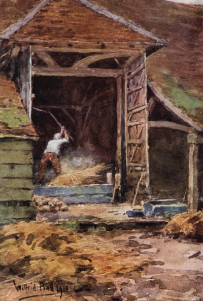 老亚伯，摇摇晃晃（彩色石版画） 作者 威尔弗里德·威廉姆斯·鲍尔