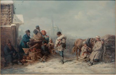 Jahrmarkt in Jelna im Gouvernement Smolensk 作者 威廉·阿曼德斯·比尔