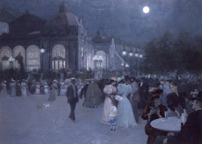 市政公园夜间音乐会 作者 威廉·高斯（Wilhelm Gause）