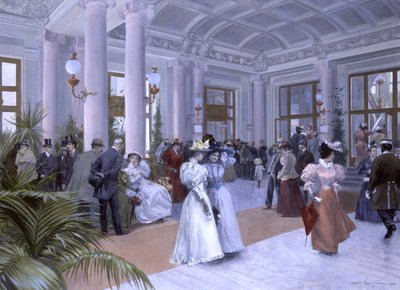 Das Vestibül des Kaiserbads（帝国浴场前厅） 作者 威廉·高斯（Wilhelm Gause）