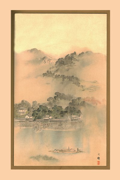 淀河上的春日，c1870，1886年 作者 威廉·格雷夫