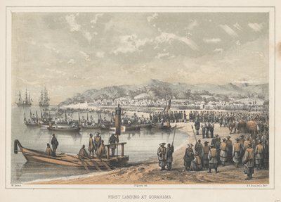 1855年Gorahama第一次登陆 作者 威廉·约瑟夫·海涅