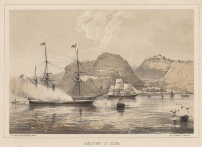 詹姆斯敦，圣赫勒拿，1855年 作者 威廉·约瑟夫·海涅