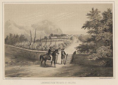 Longwood，From the Gate，St。Helena，1855 作者 威廉·约瑟夫·海涅