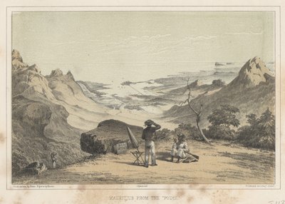 毛里求斯来自Pouce，1855年 作者 威廉·约瑟夫·海涅