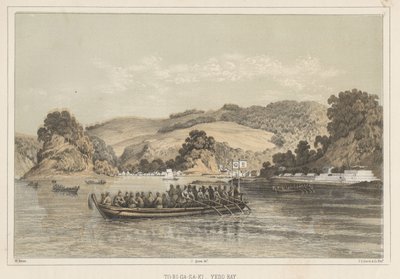 To-Ri-Ga-Sa-Ki，Yedo Bay，1855 作者 威廉·约瑟夫·海涅
