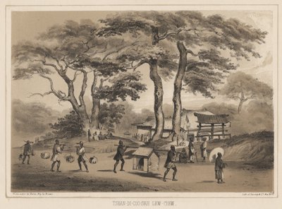 Tshan-Di-Coo-Sah，Lew Chew，1855（石版画） 作者 威廉·约瑟夫·海涅