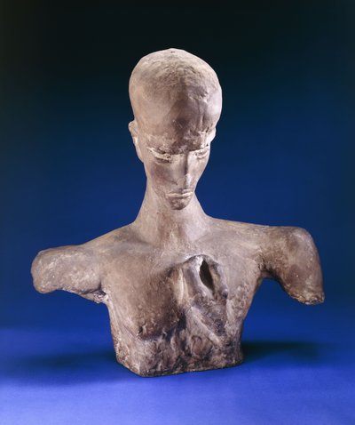思想家的负责人；思想领袖，1918年 作者 Wilhelm Lehmbruck