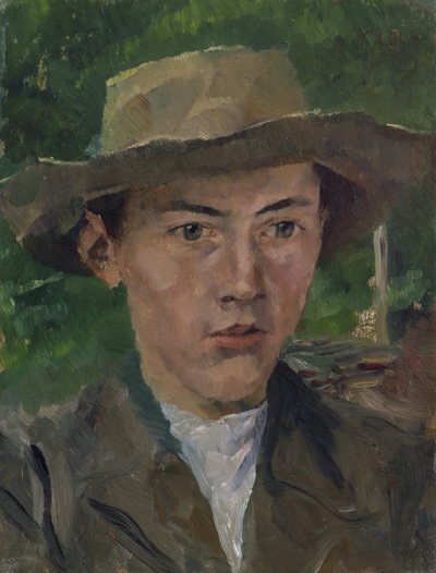男孩的头 作者 Wilhelm Maria Hubertus Leibl