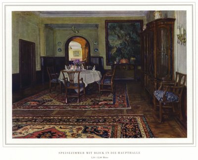 地毯制造商Halbmond-Teppichfabrik Von Koch Und Te Kock（彩色印刷）的业务。 作者 威廉·路德维希·海因里希·克劳迪乌斯