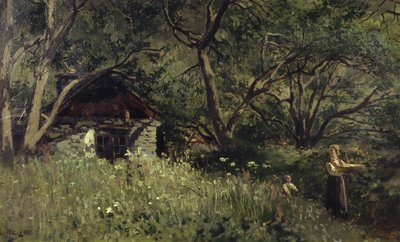 夏日烘烤（布面油画） 作者 威廉·彼得斯