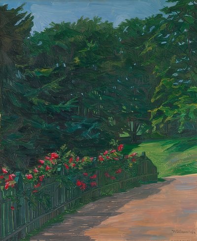 景观。 1910年 作者 威廉·特吕布纳
