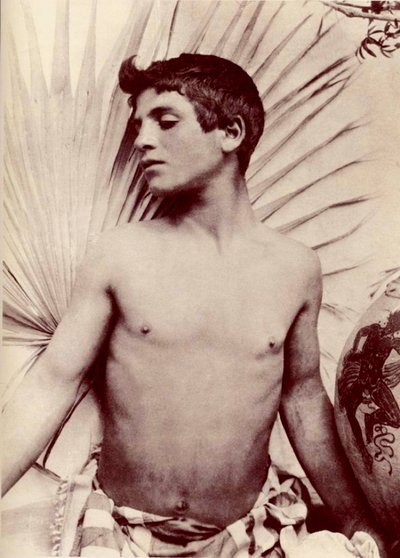 研究一个男性裸体，约1900年 作者 威廉·冯·格洛登男爵