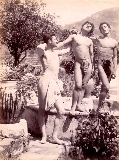 研究男性裸体，约1900年 作者 威廉·冯·格洛登男爵