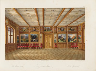 Oscarshal Dining Room，1852 作者 威廉·汉诺