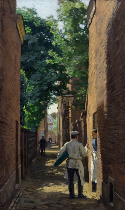 Alley，1896年。 作者 威廉·巴斯蒂安·图伦