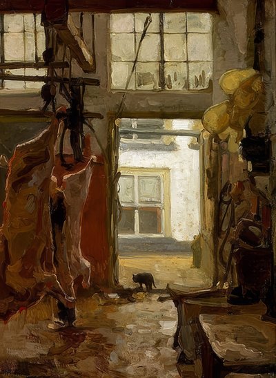 屠宰场。 1889年 作者 威廉·巴斯蒂安·图伦