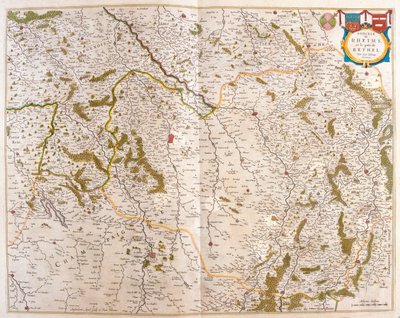 Champagne - Cambresis - Picardie - Normandie and Bretagne，载于 Willem Blaeu 的《Theatrum Orbis Terrarum, sive Atlas Novus》，阿姆斯特丹 作者 威廉·布劳