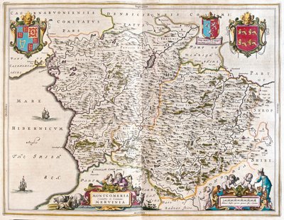 蒙哥马利和梅里奥内斯，载于威廉-布劳著《新地图册》（Theatrum Orbis Terrarum, sive Atlas Novus），阿姆斯特丹 作者 威廉·布劳