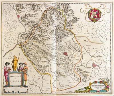 意大利维琴察，阿姆斯特丹 Willem Blaeu 的《Theatrum Orbis Terrarum, sive Atlas Novus》中 作者 威廉·布劳