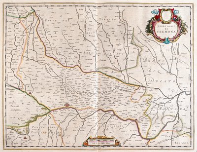 意大利克雷莫纳市，阿姆斯特丹 Willem Blaeu 的《Theatrum Orbis Terrarum, sive Atlas Novus》中 作者 威廉·布劳