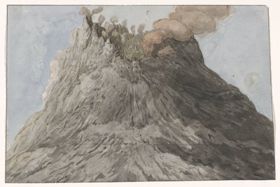 埃特纳火山口
埃特纳火山口的景色（标题见实物）
意大利、西西里岛和马耳他之旅 - 1778 年（系列标题） 作者 威廉·卡雷尔·迪肯斯
