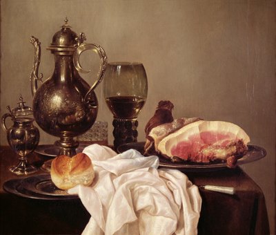 早餐静物 作者 Willem Claesz. Heda