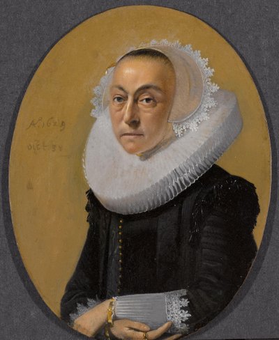 一个女人的肖像 作者 Willem Cornelisz Duyster（归因于）