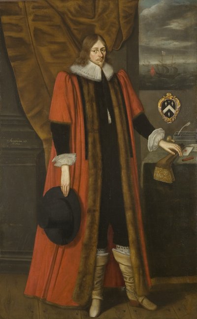 罗伯特·耶曼斯的肖像 作者 威廉·弗莱西耶（Willem Flessiers）