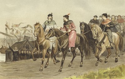 弗洛里斯五世，荷兰伯爵和阿姆斯特尔的Gijsbrecht四世，1274年7月26日 作者 威廉二世·斯蒂林克