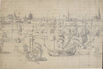 荷兰舰队 1658 年哥本哈根之红 作者 威廉一世范德维尔德