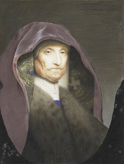 一位老妇人的肖像，据说是伦勃朗的母亲 作者 Jan Lievens（复制后）