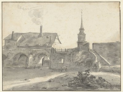 Pont des Treilles te Angers 作者 威廉·谢林克斯（归因于）
